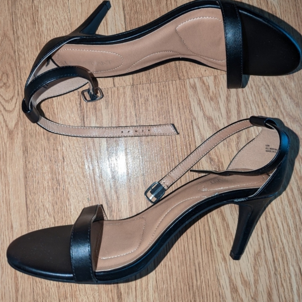Lane Bryant Pitch Black heel SZ 10W